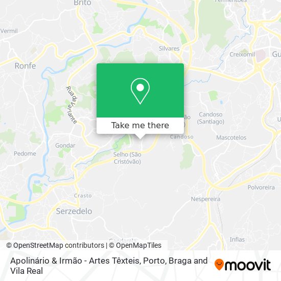 Apolinário & Irmão - Artes Têxteis mapa