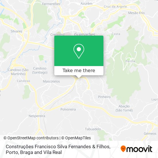 Construções Francisco Silva Fernandes & Filhos map