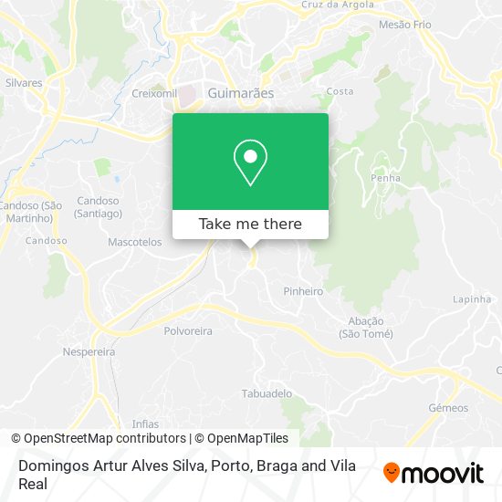 Domingos Artur Alves Silva map