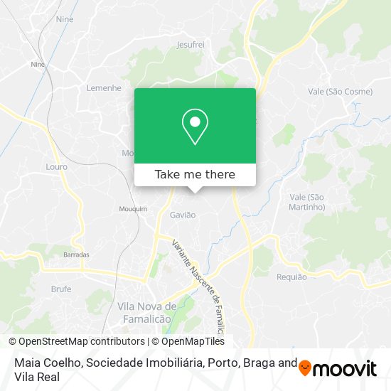 Maia Coelho, Sociedade Imobiliária mapa