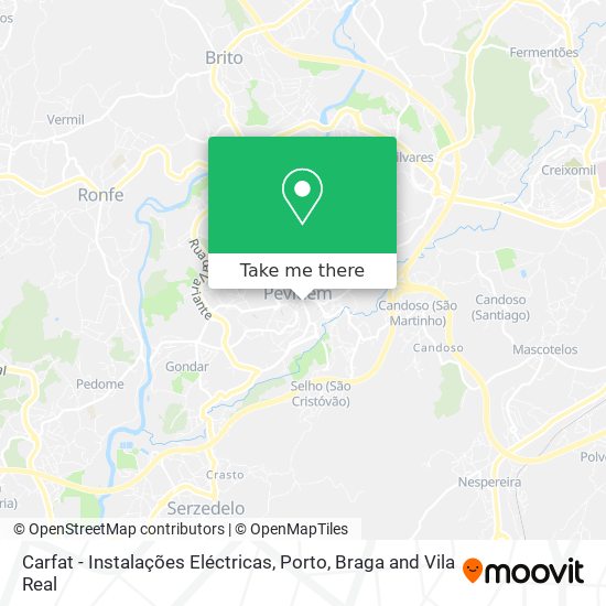 Carfat - Instalações Eléctricas map