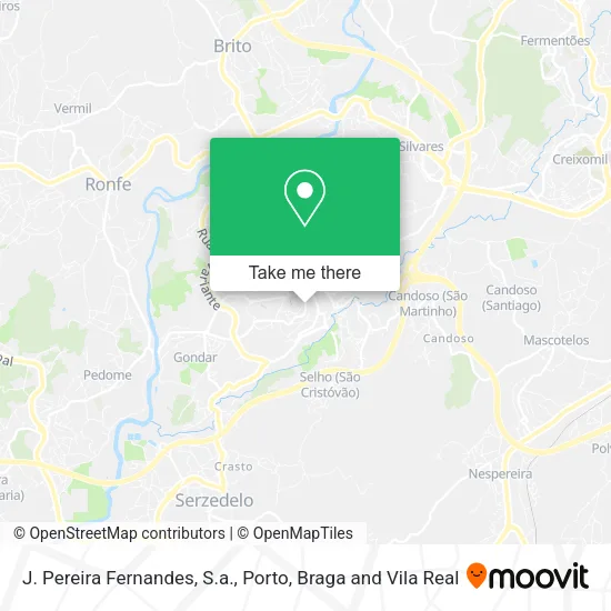 J. Pereira Fernandes, S.a. map
