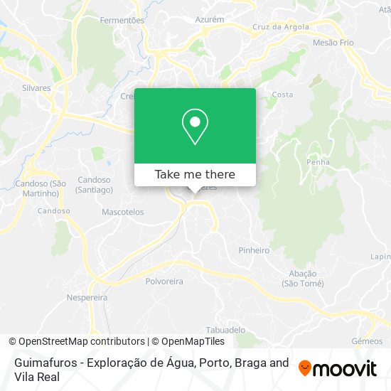 Guimafuros - Exploração de Água map