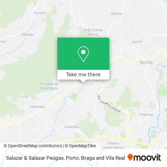 Salazar & Salazar Peúgas map