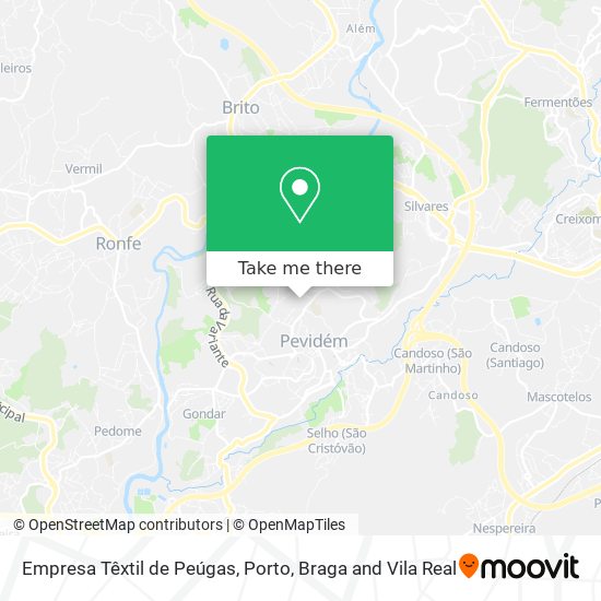 Empresa Têxtil de Peúgas map