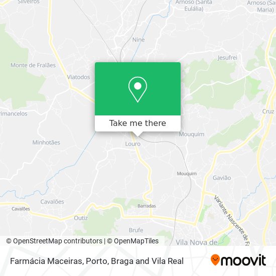 Farmácia Maceiras mapa
