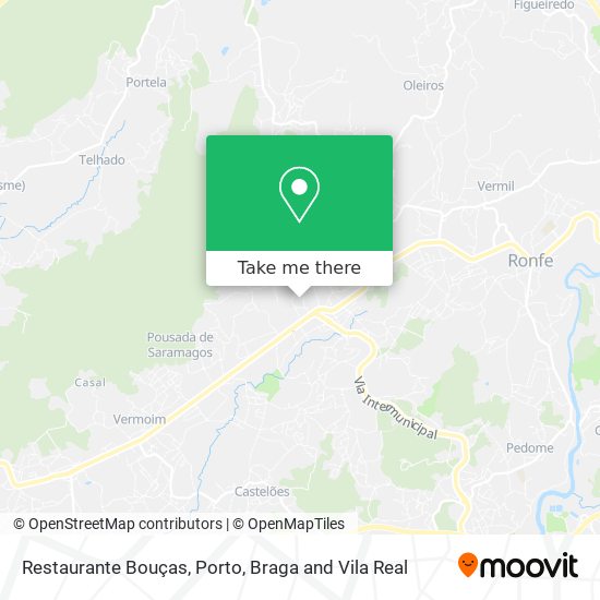 Restaurante Bouças mapa
