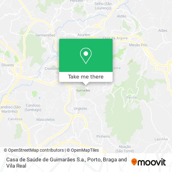 Casa de Saúde de Guimarães S.a. mapa