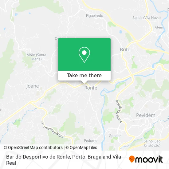 Bar do Desportivo de Ronfe map