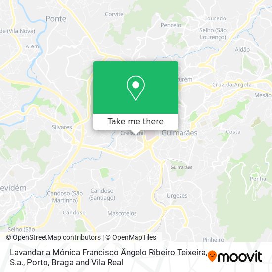 Lavandaria Mónica Francisco Ângelo Ribeiro Teixeira, S.a. map