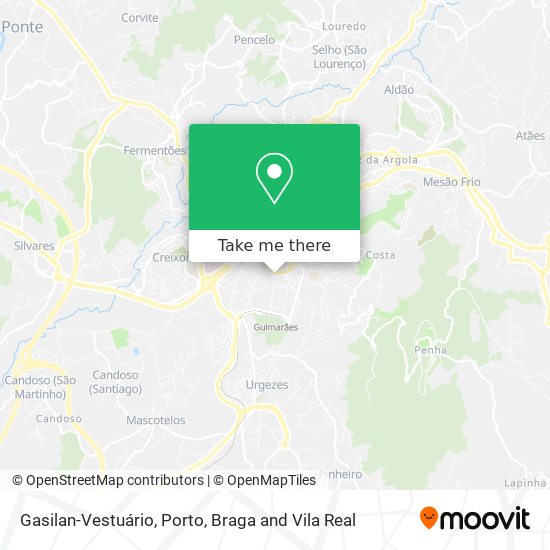 Gasilan-Vestuário map