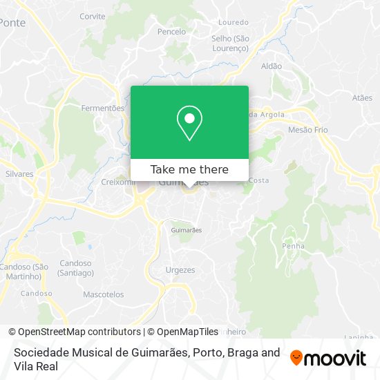 Sociedade Musical de Guimarães map
