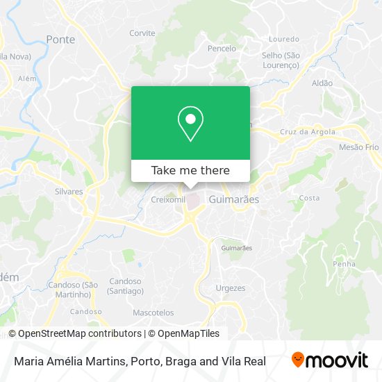 Maria Amélia Martins mapa