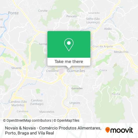 Novais & Novais - Comércio Produtos Alimentares map