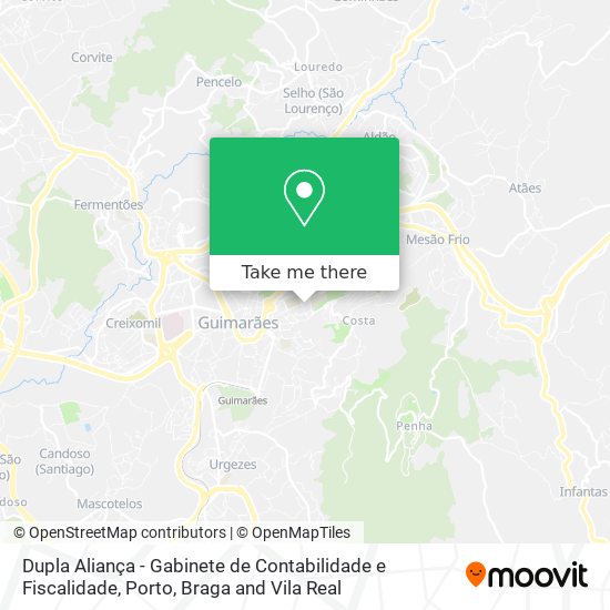 Dupla Aliança - Gabinete de Contabilidade e Fiscalidade mapa
