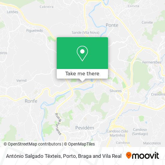 António Salgado Têxteis mapa
