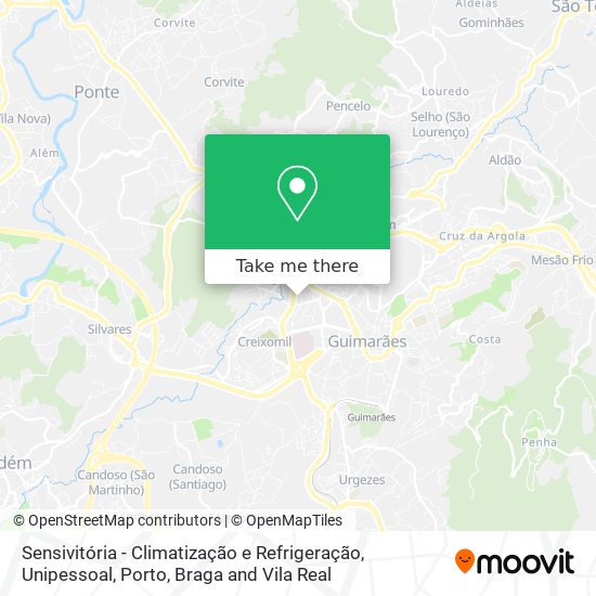 Sensivitória - Climatização e Refrigeração, Unipessoal map