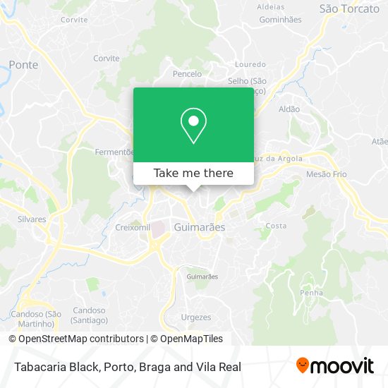 Tabacaria Black map