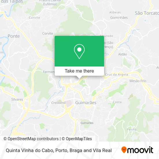 Quinta Vinha do Cabo map