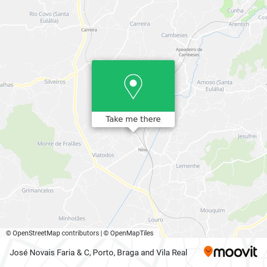 José Novais Faria & C map