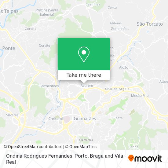 Ondina Rodrigues Fernandes mapa