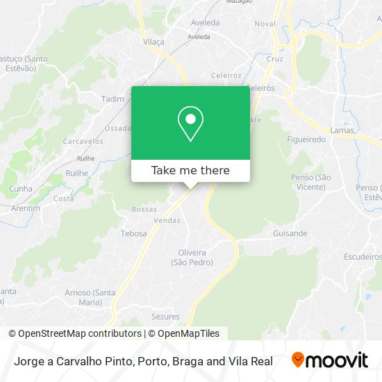 Jorge a Carvalho Pinto map