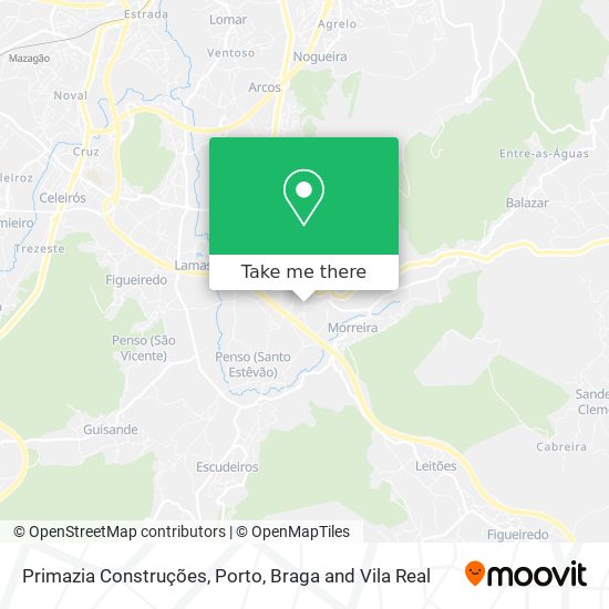 Primazia Construções mapa