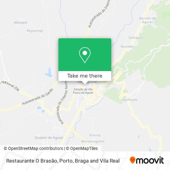 Restaurante O Brasão mapa