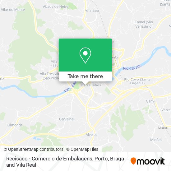 Recisaco - Comércio de Embalagens mapa