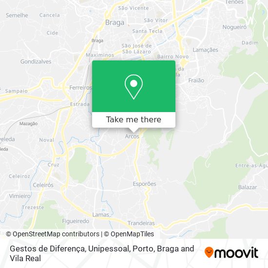 Gestos de Diferença, Unipessoal map