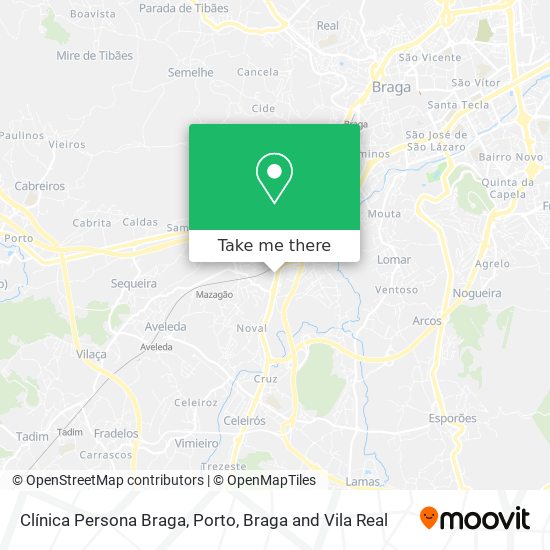 Clínica Persona Braga map