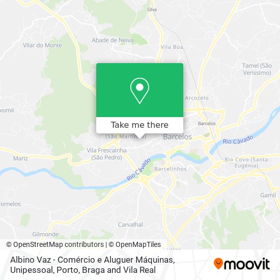 Albino Vaz - Comércio e Aluguer Máquinas, Unipessoal map