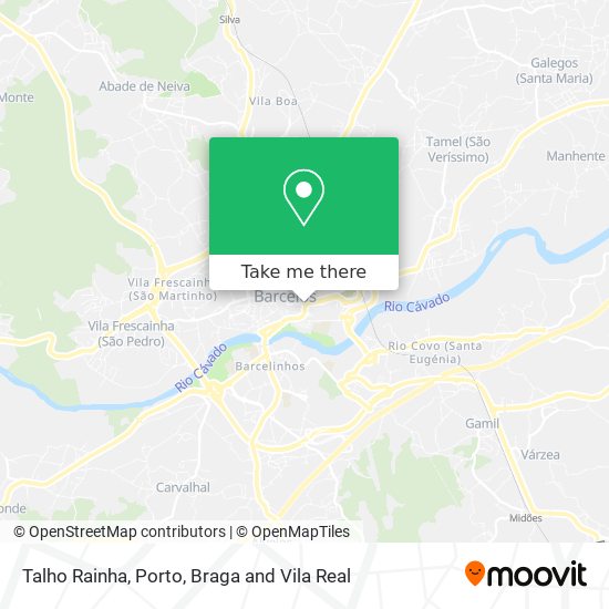 Talho Rainha map