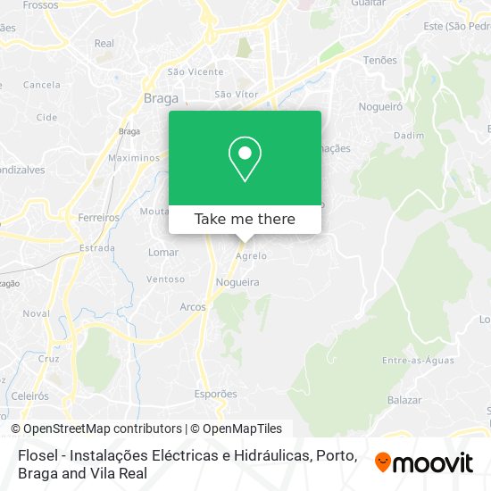 Flosel - Instalações Eléctricas e Hidráulicas map