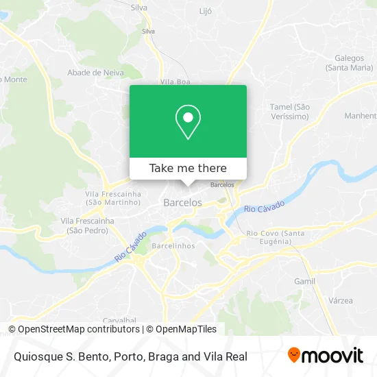 Quiosque S. Bento map