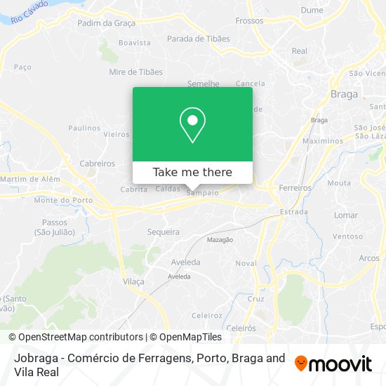 Jobraga - Comércio de Ferragens map