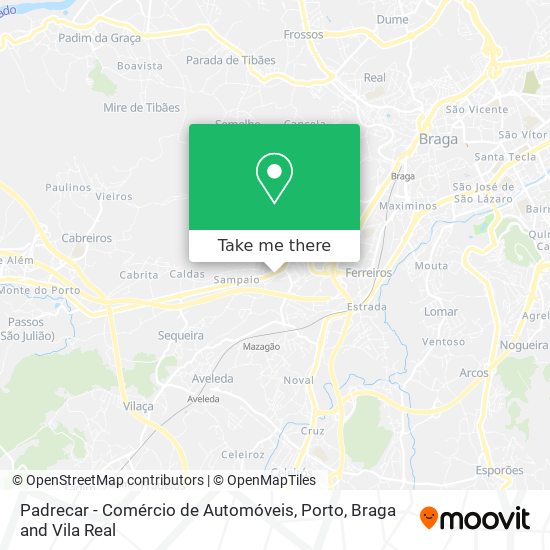 Padrecar - Comércio de Automóveis mapa