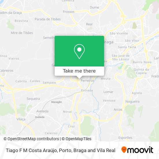 Tiago F M Costa Araújo map