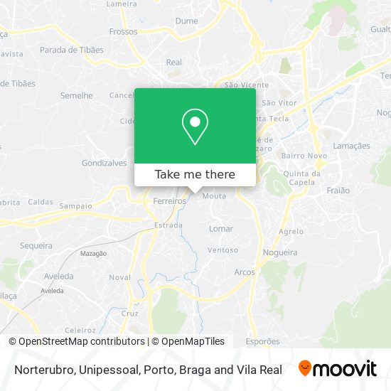 Norterubro, Unipessoal map