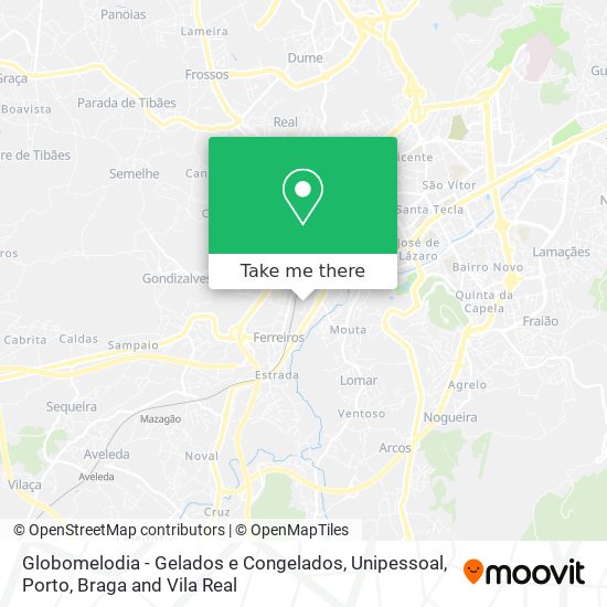 Globomelodia - Gelados e Congelados, Unipessoal map
