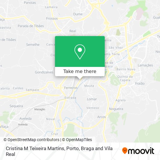 Cristina M Teixeira Martins mapa