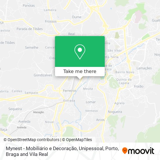 Mynest - Mobiliário e Decoração, Unipessoal map