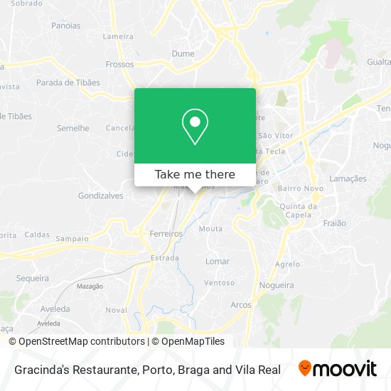 Gracinda's Restaurante map