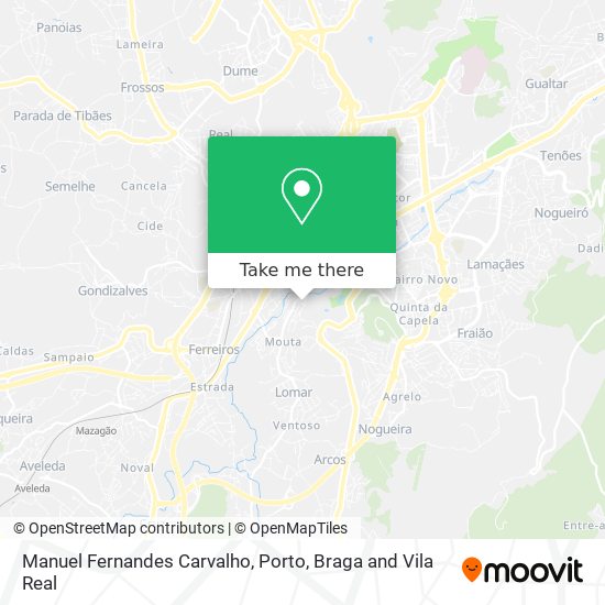Manuel Fernandes Carvalho map