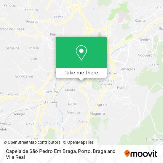 Capela de São Pedro Em Braga map