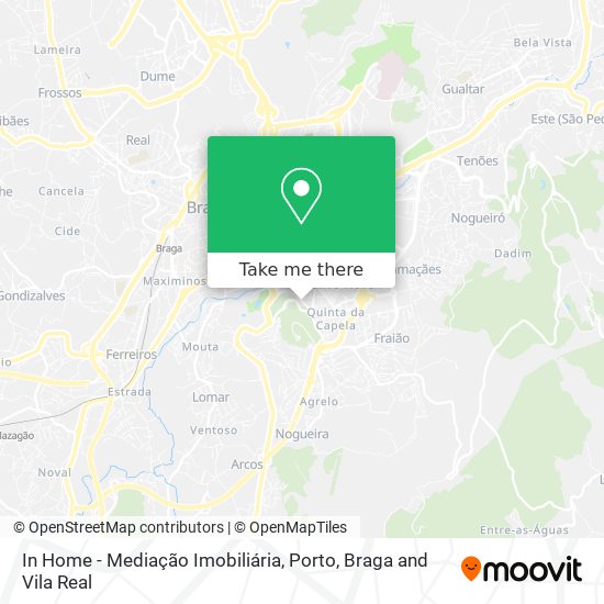 In Home - Mediação Imobiliária mapa