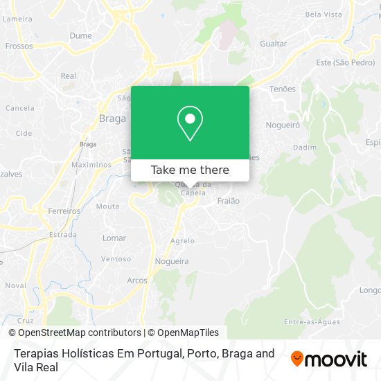 Terapias Holísticas Em Portugal map