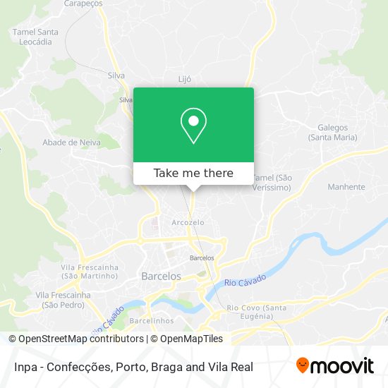 Inpa - Confecções mapa