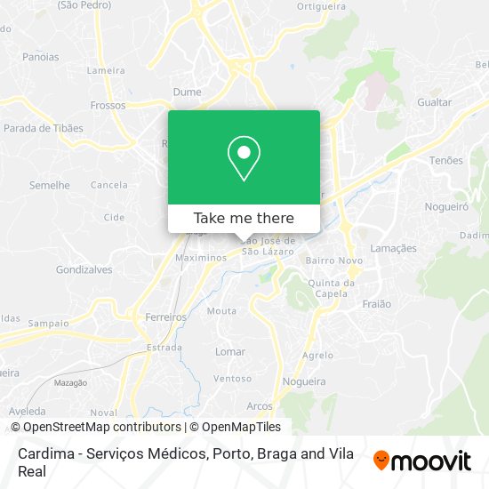 Cardima - Serviços Médicos map