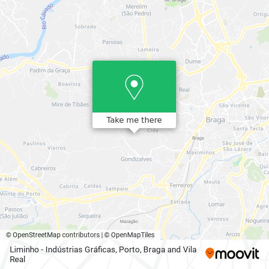 Liminho - Indústrias Gráficas map
